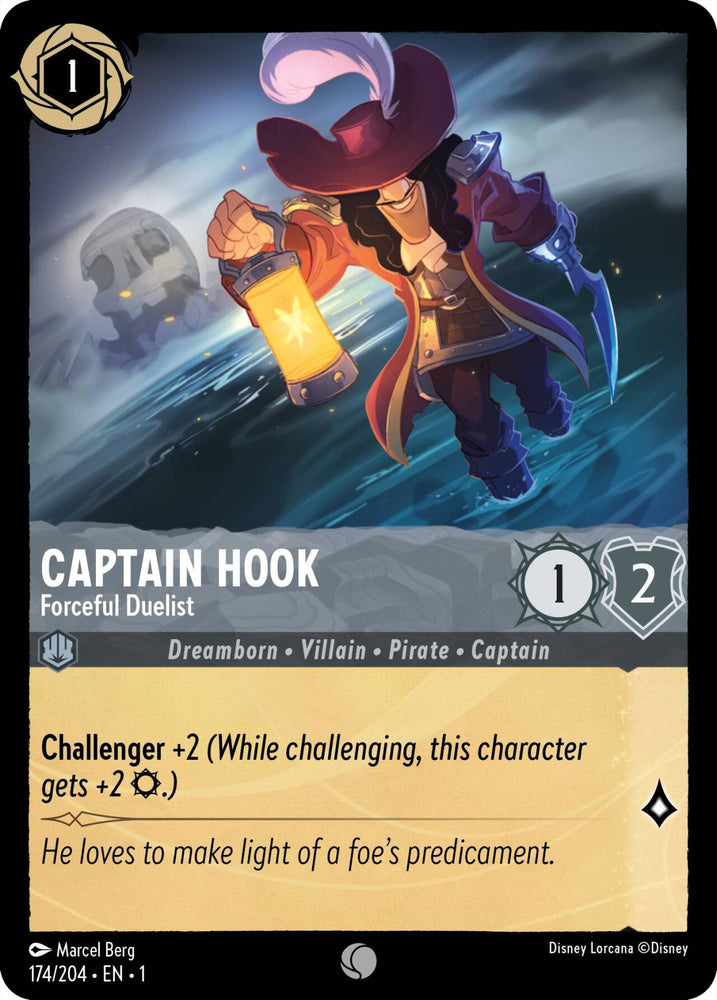 Captain Hook - Forceful Duelist (174/204) [The First Chapter]