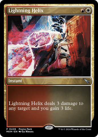 Lightning Helix (Promo Pack) [Murders at Karlov Manor Promos]