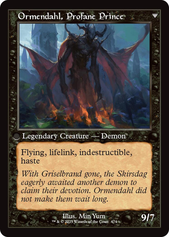 Westvale Abbey // Ormendahl, Profane Prince (Retro Frame) [Innistrad Remastered]