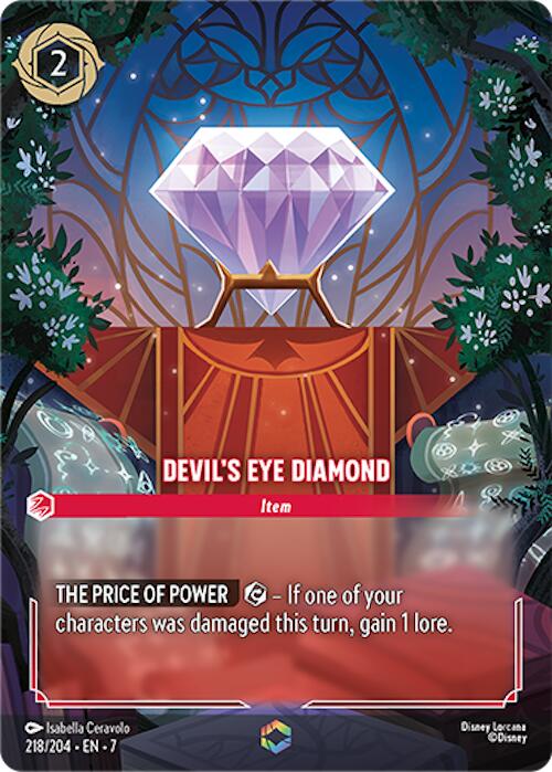 Devil's Eye Diamond (Enchanted) (218/204) [Archazia's Island]