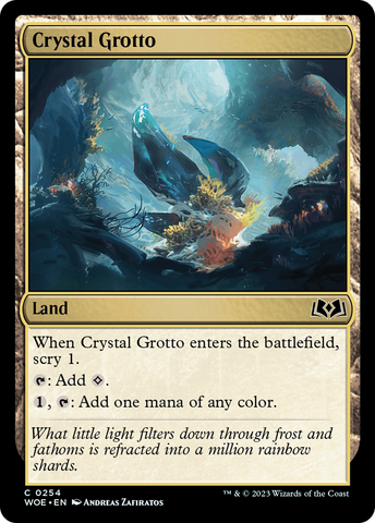 Crystal Grotto [Wilds of Eldraine]