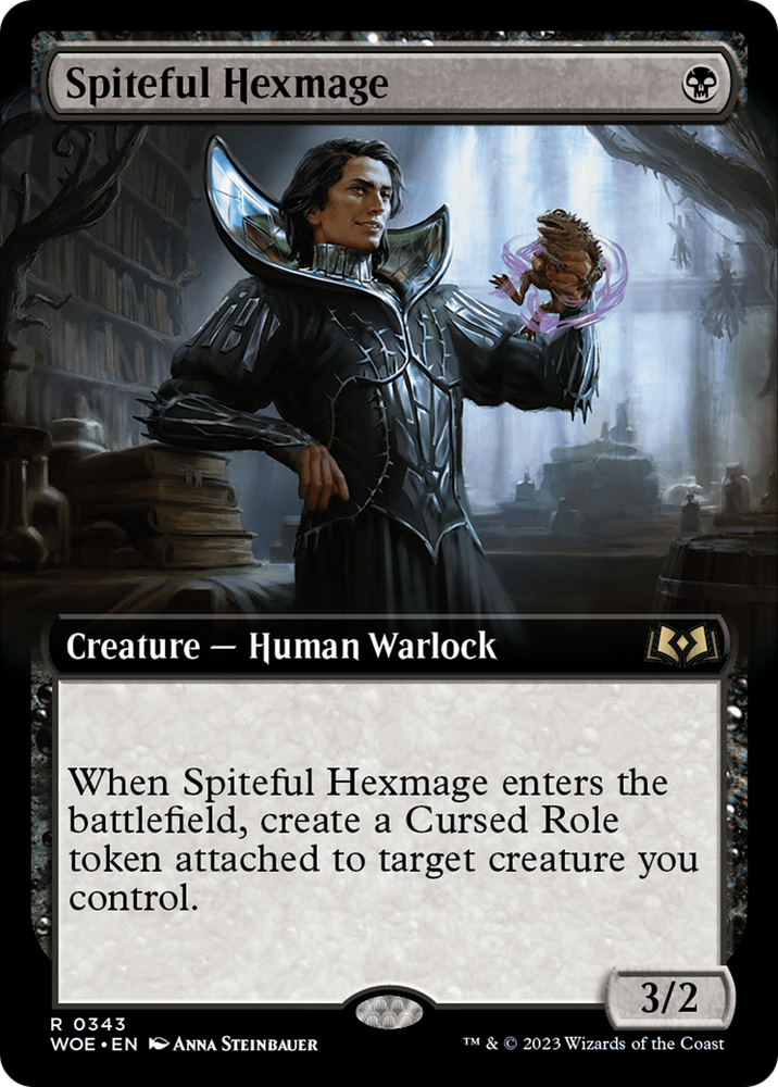 Spiteful Hexmage (Extended Art) [Wilds of Eldraine]