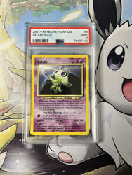 PSA Graded 9 Celebi, 2001 Pokémon Card Game, Neo Revelation Holo Rare