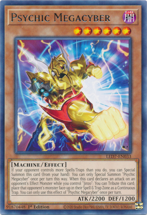 Psychic Megacyber [LED7-EN033] Rare