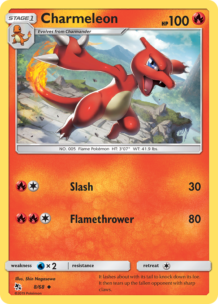 Charmeleon (8/68) [Sun & Moon: Hidden Fates]