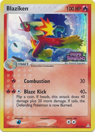 Blaziken (20/110) (Stamped) [EX: Holon Phantoms]