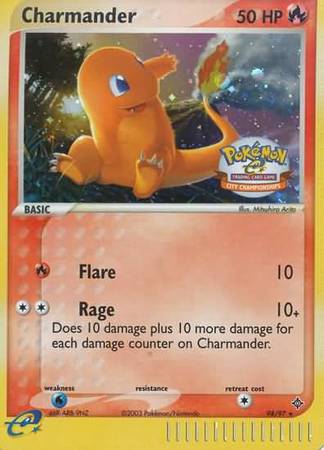 Charmander (98/97) (City Championship Promo) [EX: Dragon]