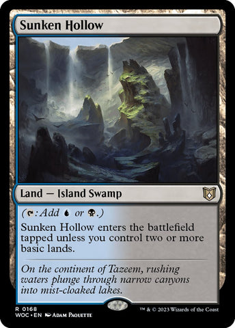 Sunken Hollow [Wilds of Eldraine Commander]