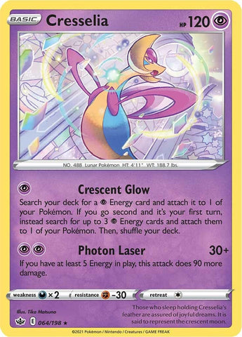 Cresselia (064/198) (Theme Deck Exclusive) [Sword & Shield: Chilling Reign]