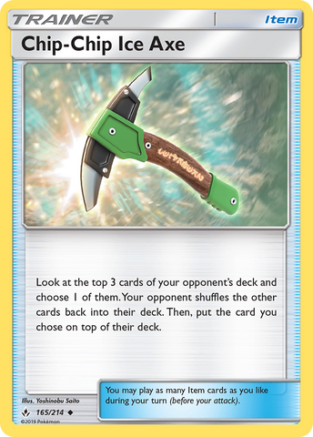 Chip-Chip Ice Axe (165/214) [Sun & Moon: Unbroken Bonds]