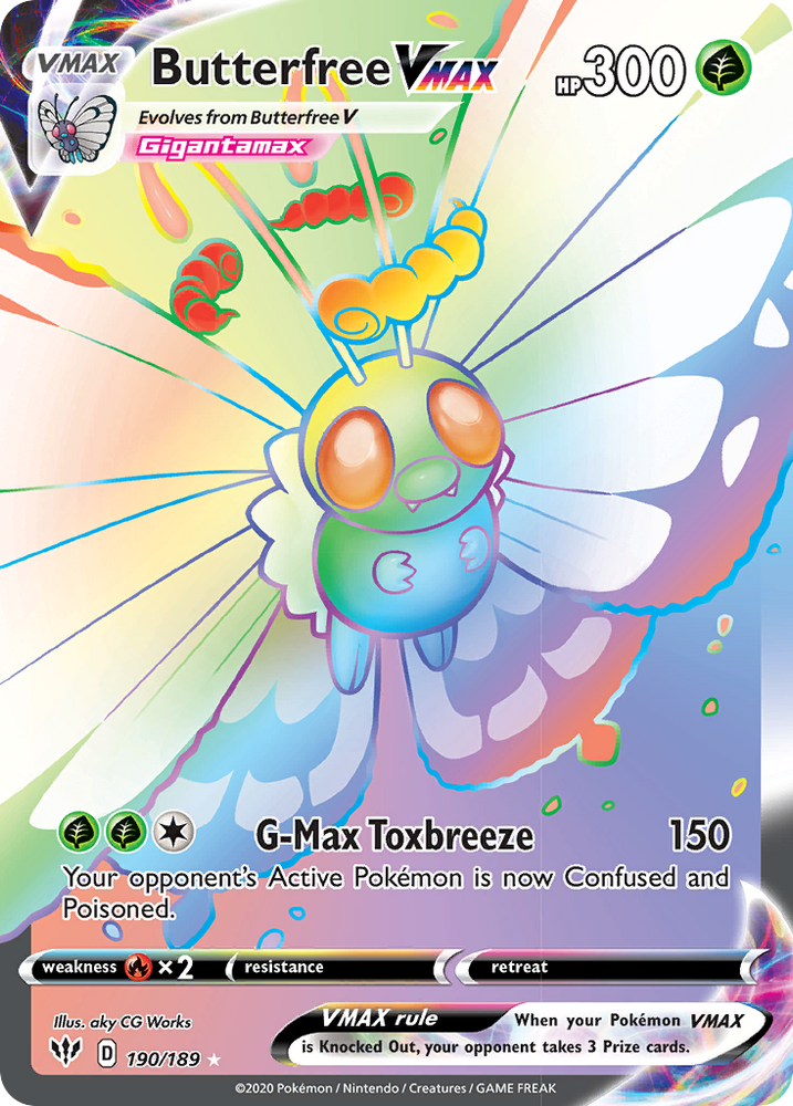 Butterfree VMAX (190/189) [Sword & Shield: Darkness Ablaze]